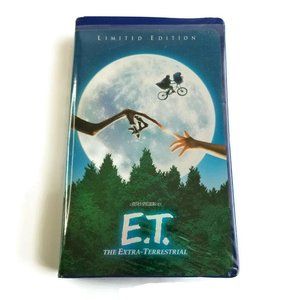 E.T. The Extra-Terrestrial VHS 20th Anniversary Limited Edition 2002 Clamshell